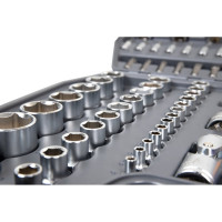 Набор инструмента 1/2 Dr и 1/4 Dr 94 предмета KRAFT KT 700306