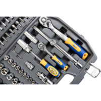 Набор инструмента 1/2 Dr и 1/4 Dr 94 предмета KRAFT KT 700306