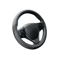 Оплетка KRAFT иск кожа с перфорацией, черная, 36 см / S KT 800312