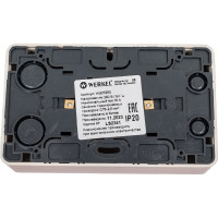 Двойная розетка с заземлением WERKEL W5072110 Gallant (шампань рифленый) a051037