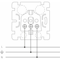 Розетка с заземлением WERKEL W5071004 Gallant графит рифленый a051339