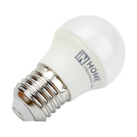 Светодиодная лампа IN HOME LED-ШАР-VC 6Вт 230В Е27 4000К 570Лм 4690612020532