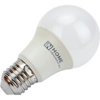 Светодиодная лампа IN HOME LED-A60-VC 10Вт 230В Е27 3000К 950Лм 4690612020204