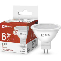 Светодиодная лампа IN HOME LED-JCDR-VC 6Вт 230В GU5.3 4000К 530Лм 4690612020372