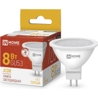 Светодиодная лампа IN HOME LED-JCDR-VC 8Вт 230В GU5.3 3000К 720Лм 4690612020327