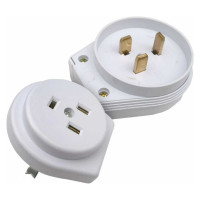Печной пластиковый встраиваемый разъем IN HOME РШ/ВШ 32А 250В белый 9133 4690612010212