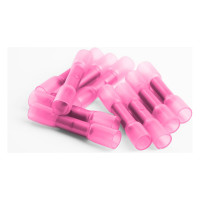 Соединительная гильза STEKKER изолированная термоусаживаемая, сечение 0,5-1,5мм2, 19A, розовый 32805