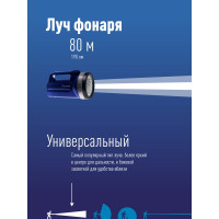 Светодиодный фонарь КОСМОС KOC860LED 19хLED, питание от 4хD 153785