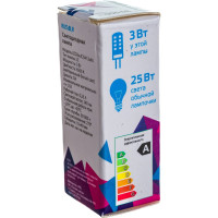 Светодиодная лампа КОСМОС LED 3Вт 12В G4 4500К LksmLED3wJCG412v45 482437