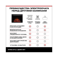Электроочаг RealFlame SPARTA 25.5 LED S 10016018