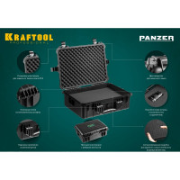 Ударопрочный ящик KRAFTOOL Panzer пластиковый, степень защиты IP55, 13", 38251-13