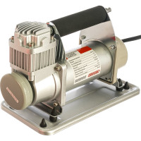 Металлический компрессор SKYWAY 72 л/мин с крокодилами, БУРАН-10 (3 насадки) сумка, 10 атм S02001012