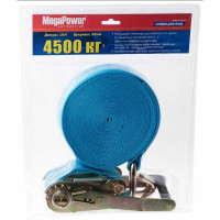 Стяжка для груза с храповиком 4500кг, лента 10м х 50мм Megapower M-73410H 076212
