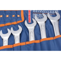 Набор комбинированных ключей 22шт: 6-19 21 22 24 27 30 32мм сумка KRAFT KT 700592