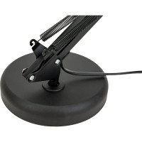Настольный светильник под лампу IN HOME на основании + струбцина СНО-15Ч 60Вт E27 230В ЧЕРНЫЙ 4690612012902