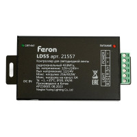 Контроллер для светодиодной ленты FERON с ПУ черный, 18А12-24V, LD55, 21557