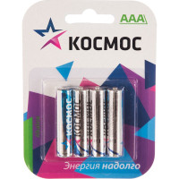 Алкалиновый элемент питания КОСМОС LR LR03 BP-4 блист. 4шт KOCLR034BL_classic 464939