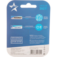 Алкалиновый элемент питания КОСМОС LR LR03 BP-4 блист. 4шт KOCLR034BL_classic 464939