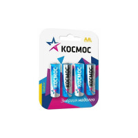 Алкалиновый элемент питания КОСМОС LR LR6 BP-4 блист.4шт KOCLR64BL_classic 464937