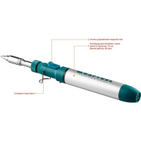 Газовый паяльник , 3в1, регулировка пламени KRAFTOOL 1300С 55504-H3