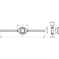 Ручной вороток на плашку D=20 мм Kinex (K-MET) 3053403020
