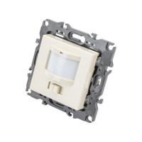 Датчик движения 2-проводной, 180-240В, 200Вт, IP20, 12, слоновая кость ЭРА 12-4103-02 Б0031252