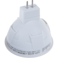 Диммируемая светодиодная лампа Uniel Форма JCDR Серия ЯРКАЯ LED-JCDR 6W/NW/GU5.3/FR/DIM PLP01WH UL-00003989