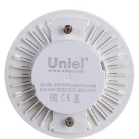 Светодиодная лампа Uniel матовая LED-GX53-8W/6500K/GX53/FR PLZ01WH UL-00005312