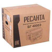Электрогенератор Ресанта БГ 4000 Э 64/1/52