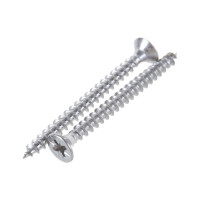 Универсальный шуруп ЕВРОПАРТНЕР с пот. гол. 4.5х50 нержав. сталь 6 шт. G2 4550 1