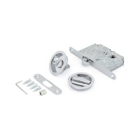 Ручка с замком для раздвижных дверей Palladium 03 BK CP 11948