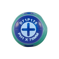 Отвертка стержневая крестовая Jonnesway D71P175 ANTI-SLIP GRIP, PH1x75 мм 49950