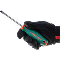 Стержневая шлицевая отвертка Jonnesway D71S6100 ANTI-SLIP GRIP, SL6.5x100 мм 49954