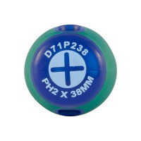 Стержневая крестовая отвертка Jonnesway D71P238 ANTI-SLIP GRIP, PH2x38 мм 49952