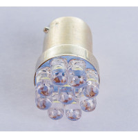 Автолампа SKYWAY диод S25 (P21W) 24V 9 LED диодов 1-конт BA15s белая, 2 шт. S08202004