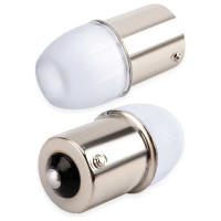 Автолампа SKYWAY диод S25 (P21W) 12V 3 SMD диода 1-конт BA15s белая, 2 шт. S08201251