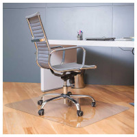 Защитный коврик для напольных покрытий BRABIX, поликарбонат, 100x120 см, глянец 604846