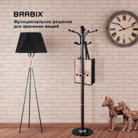 Вешалка стойка BRABIX CR-274 металл/мрамор, венге 601744
