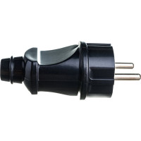 Вилка ЭРА Vx2-B Vx2 с/з прямая 16A черная Б0039674