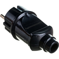 Вилка ЭРА Vx2-B Vx2 с/з прямая 16A черная Б0039674