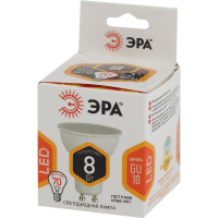 Светодиодная лампа ЭРА LED MR16-8W-827-GU10 софитная, 8Вт, GU10 Б0036728