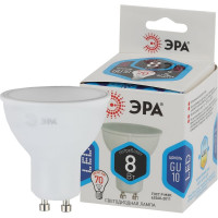Светодиодная лампа ЭРА LED MR16-8W-840-GU10 софитная, 8Вт, GU10 Б0036729