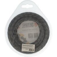 Леска двухкомпонентная EXTRA CORD (15 м; квадрат; 3 мм) для триммера DENZEL 96126