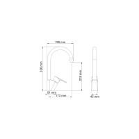 Смеситель для кухни WasserKRAFT Leine 3507