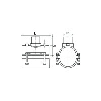 Электросварная седелка SABfuse SDR11 PN16 D250X32 8070250032