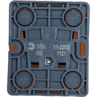 Розетка ЭРА 11-2203-01 2P E Schuko, 16A-250В, IP20, открытой установки, Эксперт, белый Б0020685