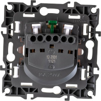 Розетка ЭРА 12-2001-01 2P E Schuko, 16A-250В, IP20, без м.лапок, 12, белый Б0014681