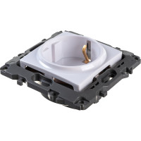 Розетка ЭРА 12-2001-01 2P E Schuko, 16A-250В, IP20, без м.лапок, 12, белый Б0014681