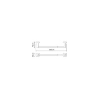 Держатель бумажных полотенец WasserKraft Липпе (Lippe) (ранее К-6522D) K-6591