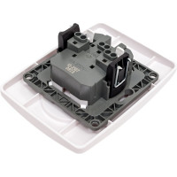 Розетка ЭРА 12-2107-01 2X2P, 16A-250В, IP20, 12, белый Б0031238